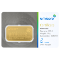 Achetez un lingot d’or certifié de 20 grammes au Comptoir de l’Or