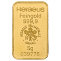 Achetez un lingot d’or de 5 grammes au Comptoir de l’Or