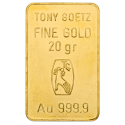 Achetez un lingot d’or de 20 grammes au Comptoir de l’Or