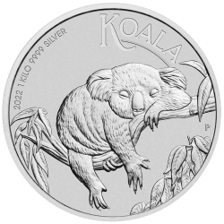 Achetez la Koala en argent de 1 kilo au Comptoir de l’Or