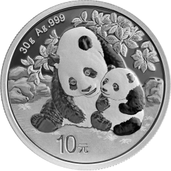 Achetez la Panda en argent de 30g au Comptoir de l’Or