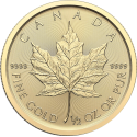 Achetez la Maple Leaf en or 1/2 OZ 2024 au Comptoir de l’Or