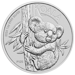 Achetez la Koala en argent de 1 once troy 2024 au Comptoir de l’Or