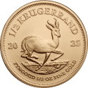 Achetez la Krugerrand en or ½ OZ de 2025 au Comptoir de l’Or